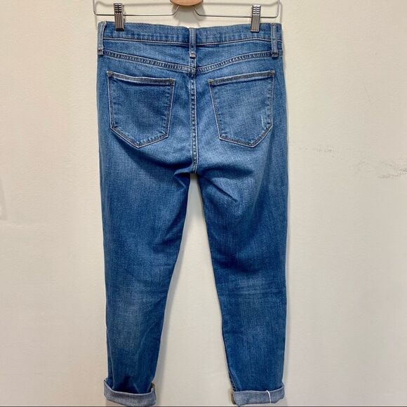 Gap size 26 true skinny distressed crop ankle jeans - Picture 6 of 8